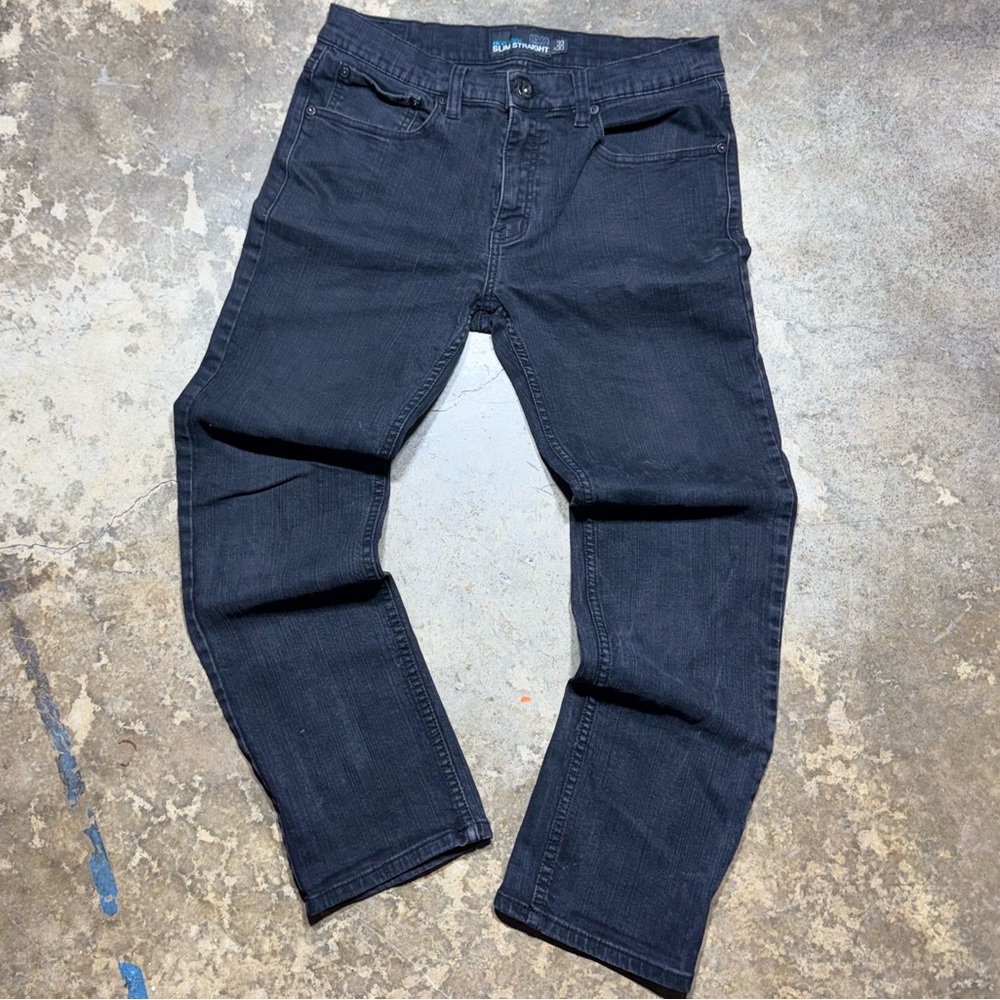 RSQ “New York” Slim Straight Black Jeans Men’s 33x30